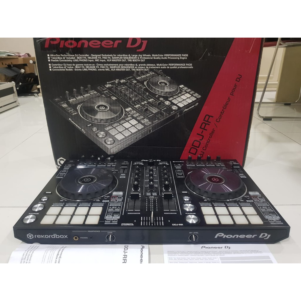 Alat DJ Pioneer DDJ RR Lengkap Box dan Manual Book Controller DJ