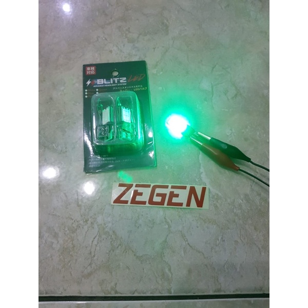 Led kota T10 lampu kota senja mobil blitz hijau green set