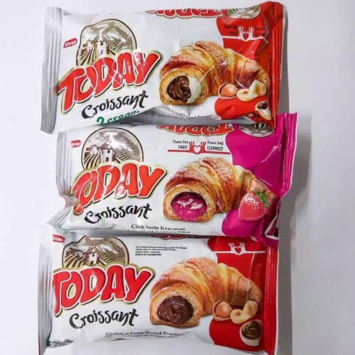 

Elvan Today Croissant Roti Today's Croisant Hazelnut Vanila Stawberry 45gr