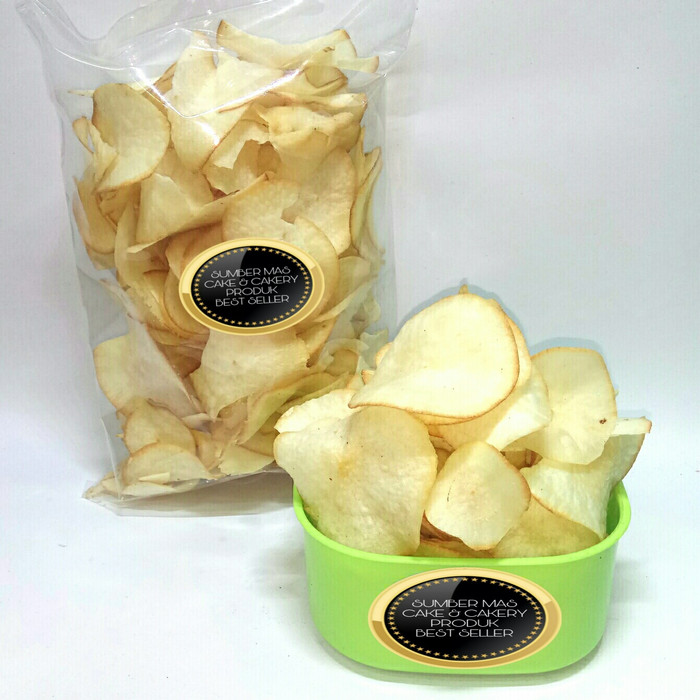 SINGKONG ASIN 1kg / KERIPIK SINGKONG ASIN / SINGKONG GURIH / SINGKONG RENYAH