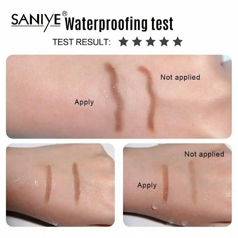 SANIYE Eyebrow OR Mascara Gel Liquid Alis Cair Fixer Tahan Lama Transparent