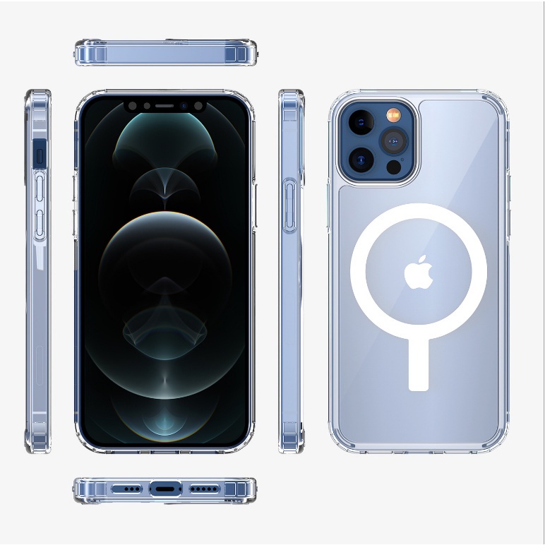 Case Magnetic Magsafe Iphone 15 14 13 12 11 Pro Max 15 14 Plus 15 14 13 12 11 Pro 13 12 Mini XS Max XR Clear Phone Case