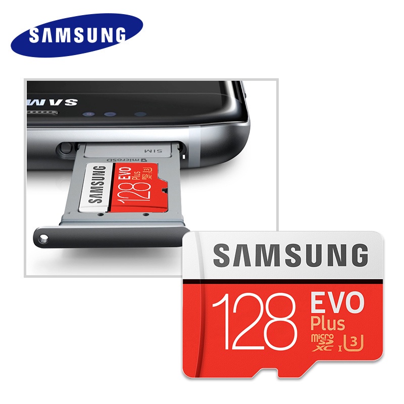 Samsung Evo Plus Memory Card Micro SD 32GB / 64GB / 128GB / 256GB 100MB / s