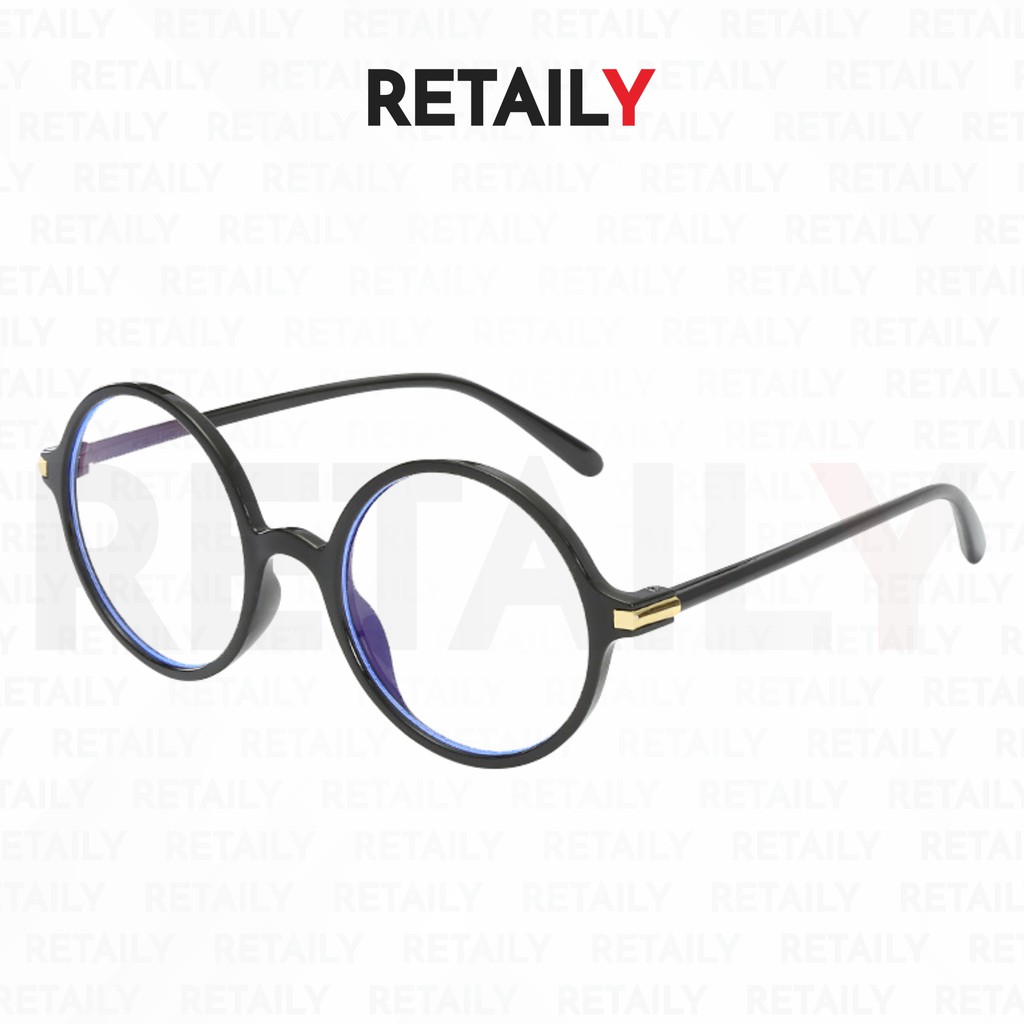 Retaily K403 Kacamata Bulat Wanita Kacamata Unisex Fashion Korea