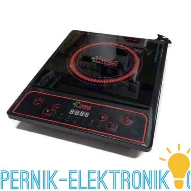 Cyprus Kl 0071 Kompor Induksi Elektrik Hitam Shopee Indonesia
