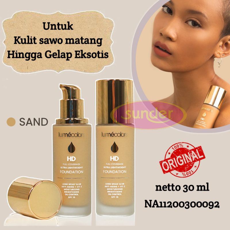 Bpom Foundation Lumecolors Sand Kulit Sawo Matang Cushion Ringan Tahan Lama 16 Jam Fundation Ori Shopee Indonesia