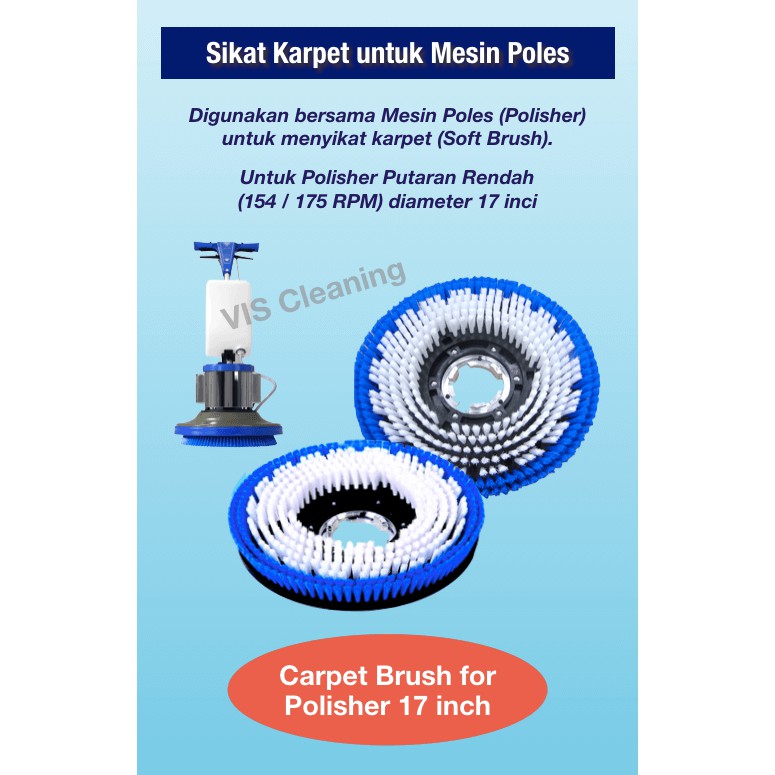 Sikat Karpet untuk Mesin Poles (Soft Brush)