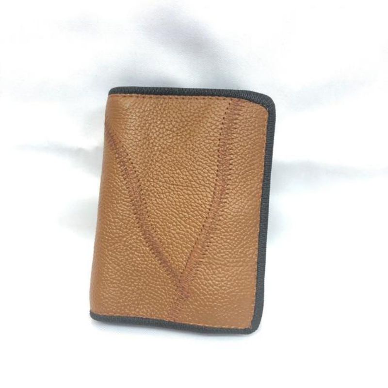 Dompet Kulit Asli Lipat 3 motif Zigzag Dompet Kulit Garut Dompet Kulit. Murah Dompet Kulit Sapi