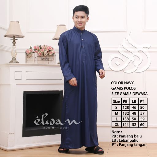 GAMIS POLOS BIASA