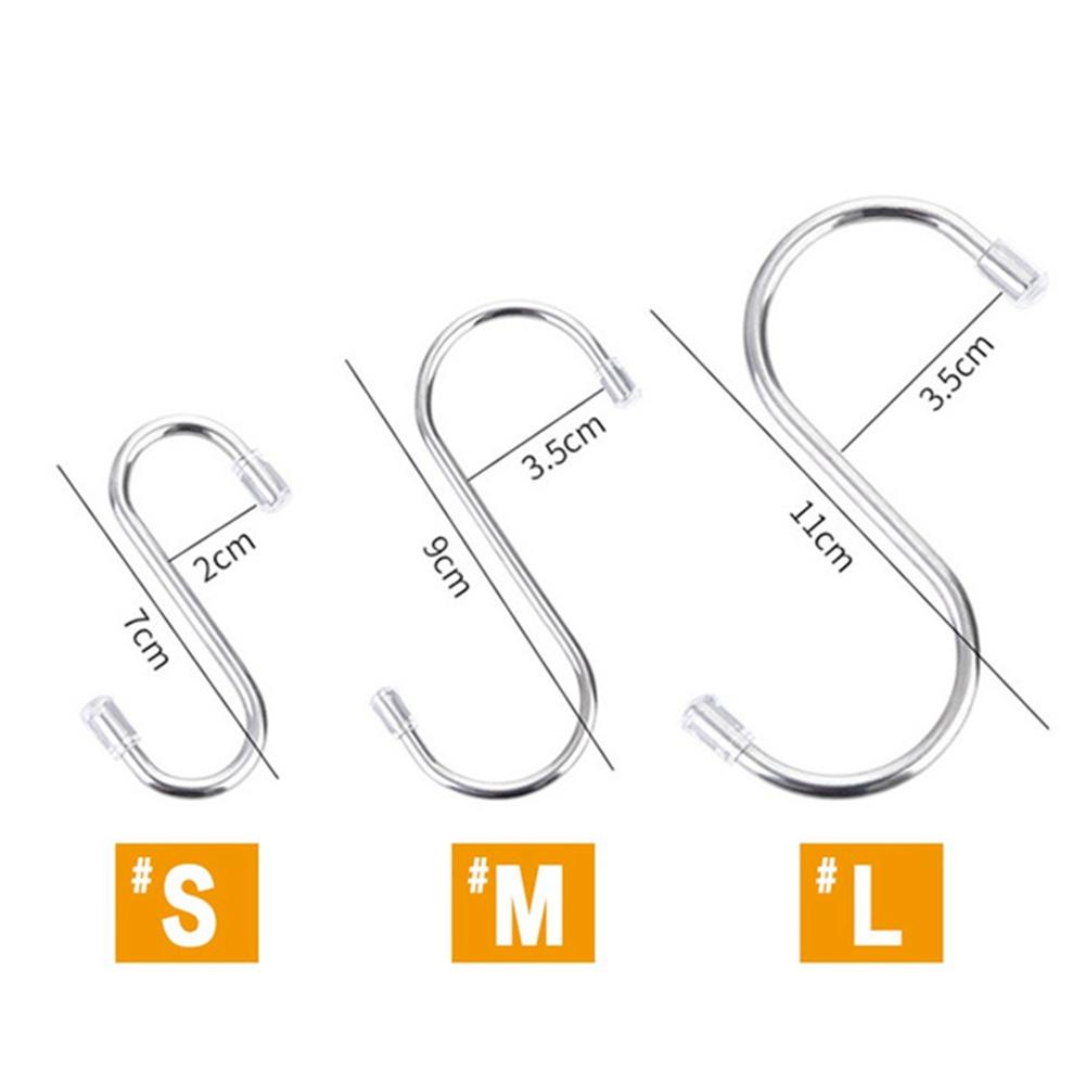 [Elegan] S Hooks Stainless Steel Gantungan Baju Besi Bentuk S Gantung