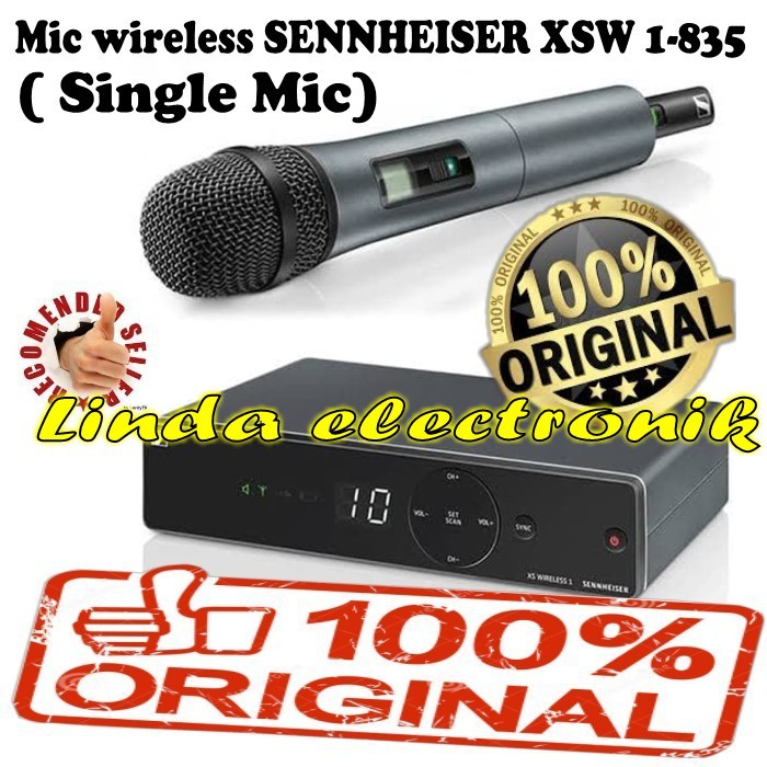 Mic wireless SENNHEISER XSW 1 835 ORYGINAL SINGLE MIC