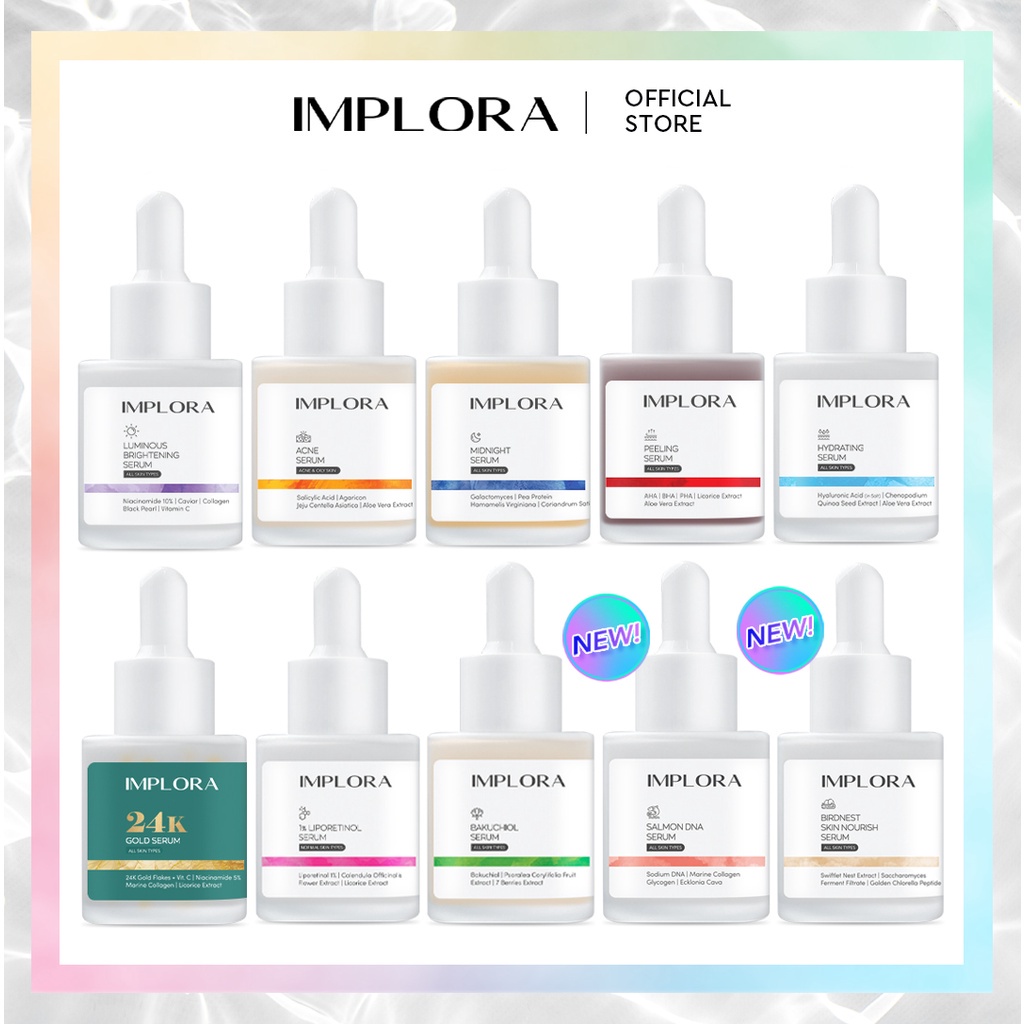 IMPLORA SERUM ACNE MIDNIGHT PEELING SERUM WAJAH