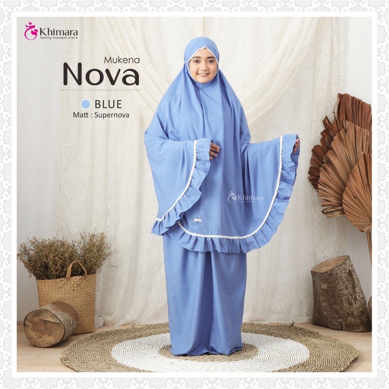 Mukena Nova Blue