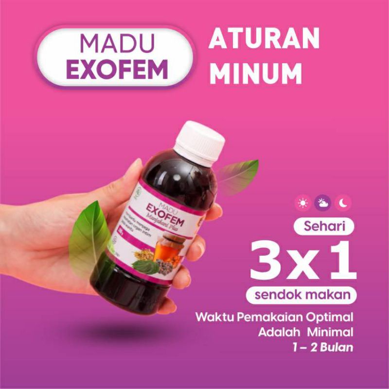 Madu Exofem Original Obat Keputihan Bau Tak Sedap Haid Tidak Lancar