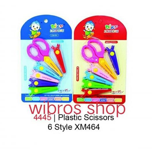 

school scissors 6 style / gunting gerigi set sry77