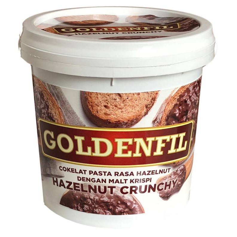 

MURAH promo GOLDENFIL HAZELNUT CRUNCHY SELAI KACANG HAZELNUT RENYAH CRISPY GURIH sale sale