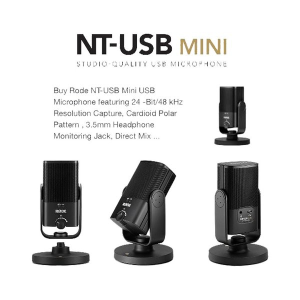 Rode NT-USB Mini Microphone