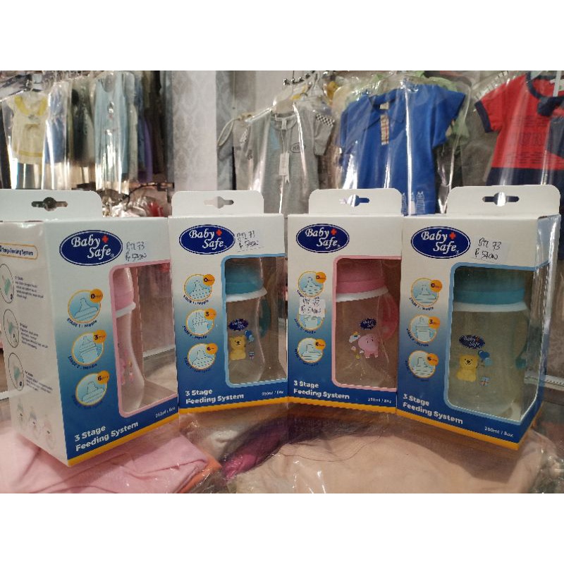 Botol Susu Babysafe 3 Stage Feeding System