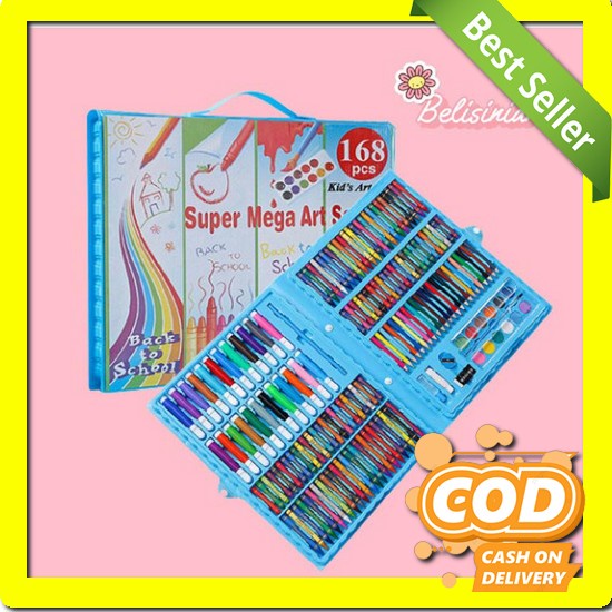 

Deli Krayon Sekolah 24 Warna Cerah Bentuk Segitiga Ergonomis Tidak Ber 168 Pcs - Pensil Warna, Ala