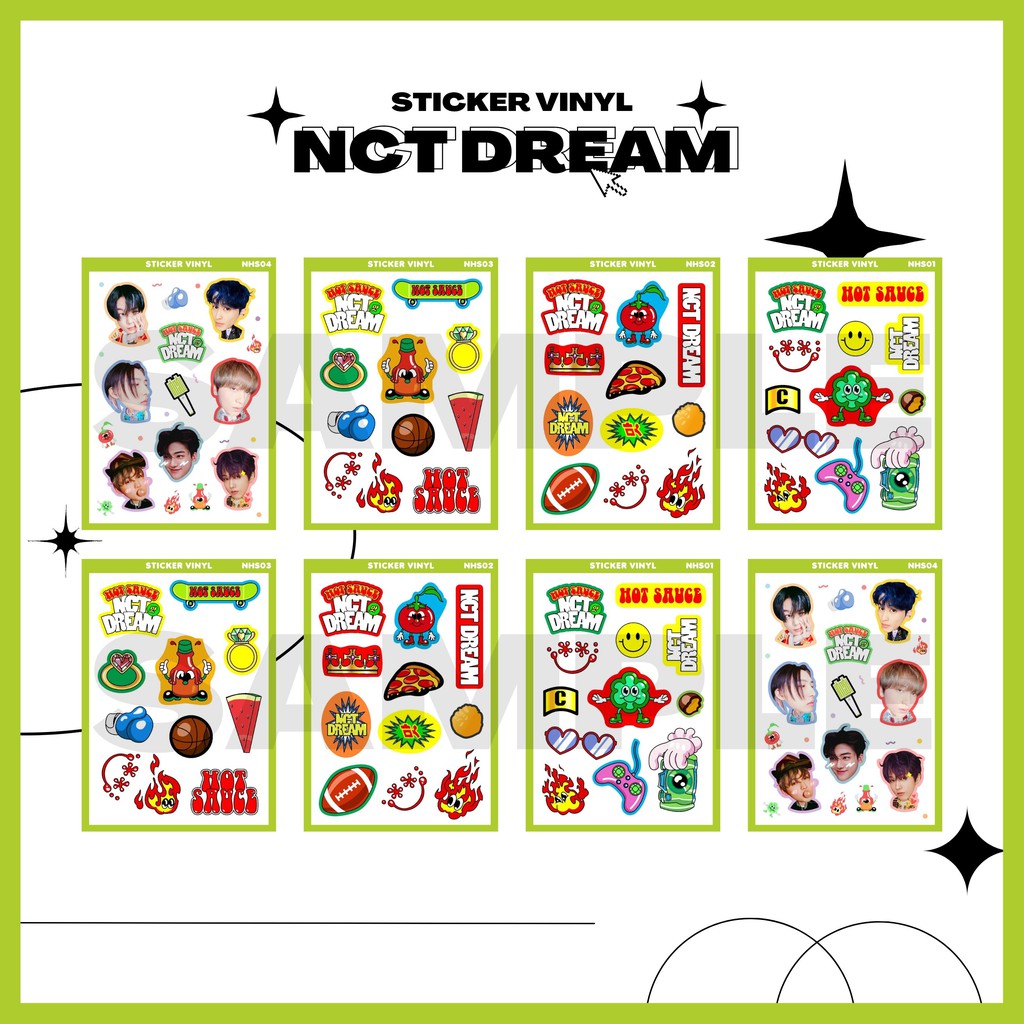Sticker / Stiker Kpop NCT DREAM - Hot Sauce