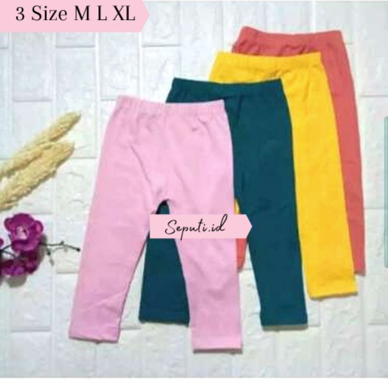 Legging Anak Usia 3th-9th-12th M-L-XL /Legging anak perempuan/ Jegging Anak