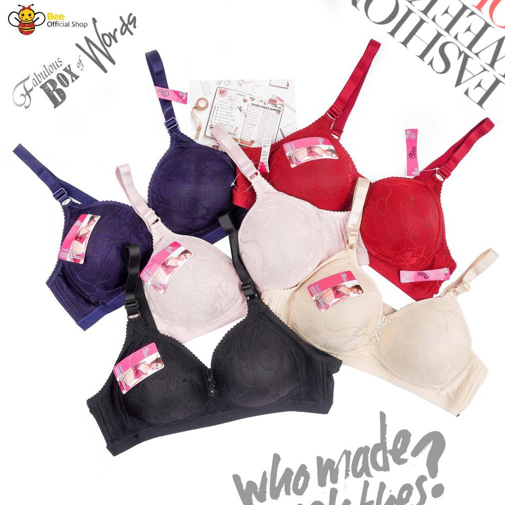 Jual Bra Bh Cup Besar / Bra Jumbo ukuran 48-50-52 / Kait 4 / Tanpa Kawat /  Ada Busa / D 996