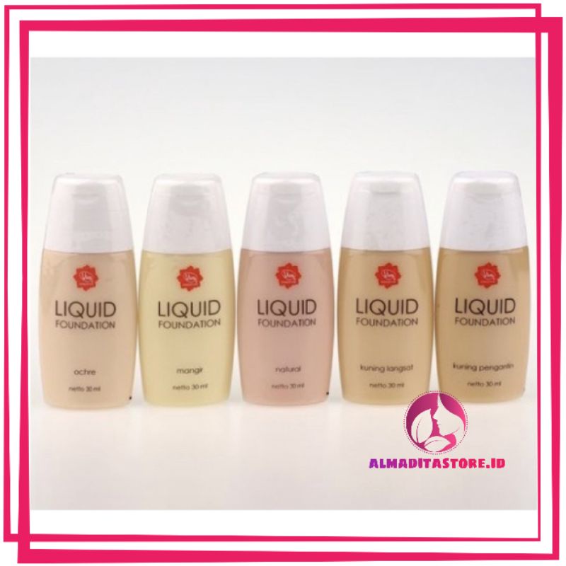 Viva Liquid Foundation 30ml - Viva Liquid Foundation Esktrak Bengkoang 30ml
