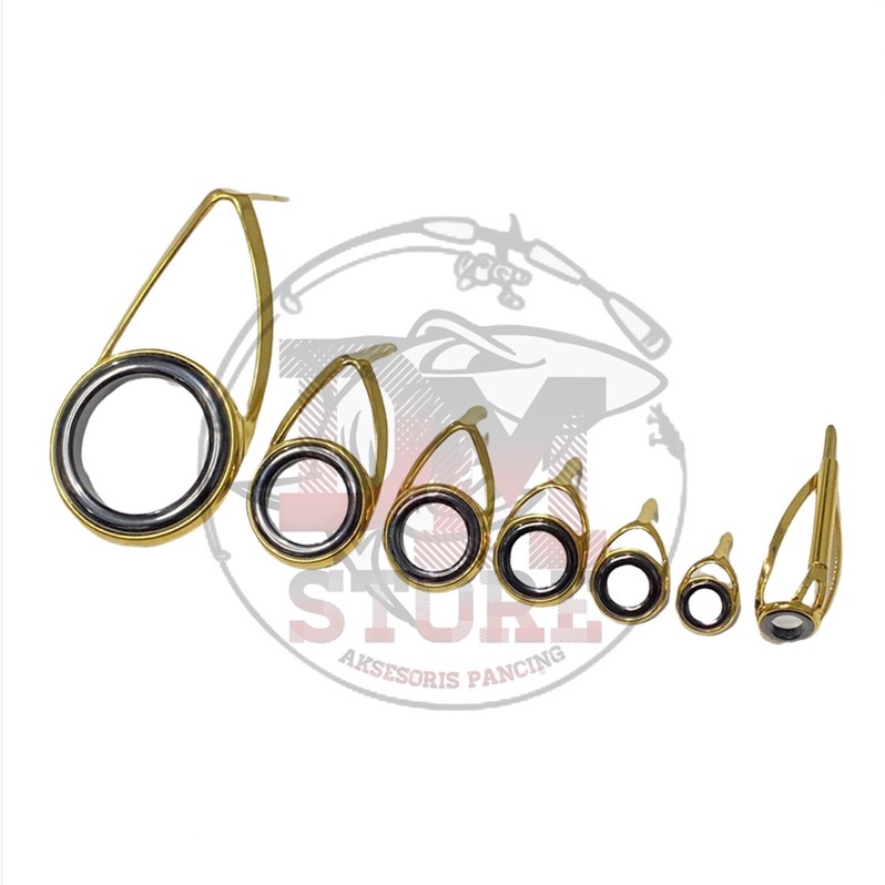 Ring guide k series frame gold - ring guide spining galatama