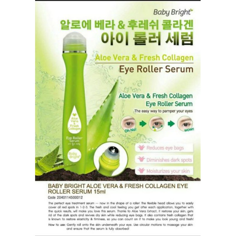 (READY) Baby Bright eye roller serum original