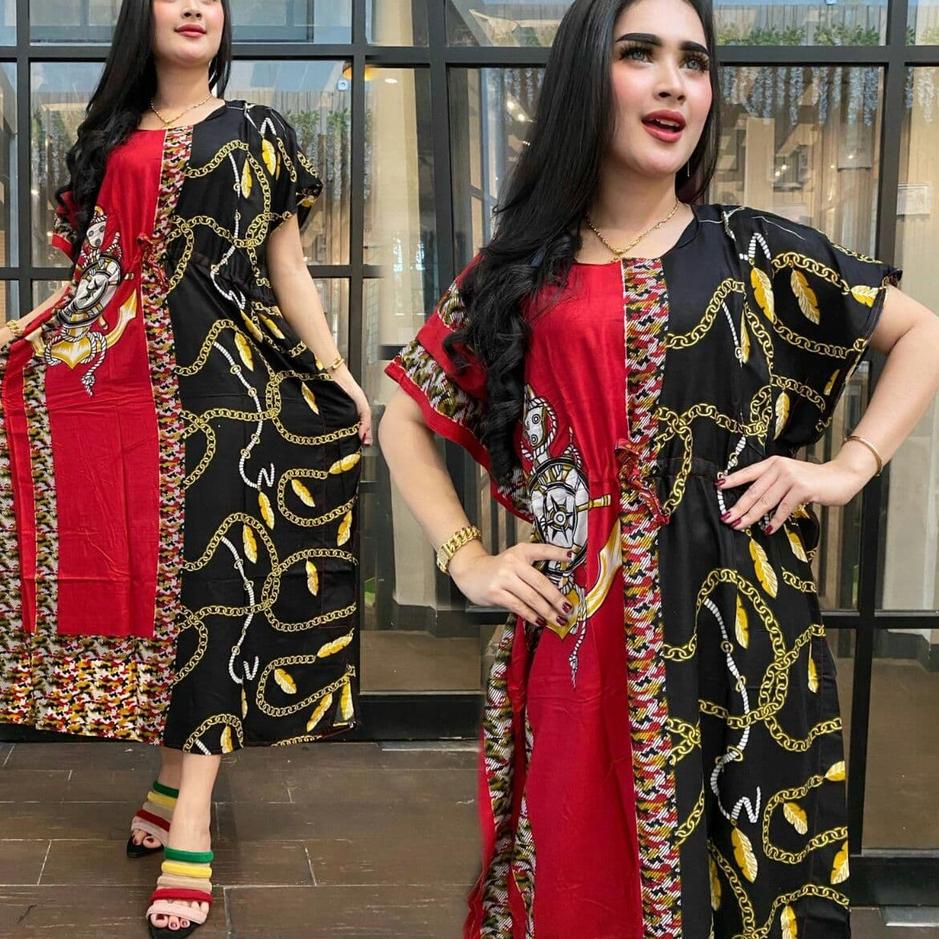 DASTER LOWO RANTAI JUMBO SANTUNG HALUS DASTER KELELAWAR JUMBO BATIK RAYON KEKINIAN UKURAN BESAR BIG 