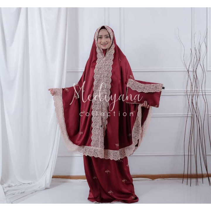 Mukena Sahrini Sutra Original Termurah Mukena Dewasa Terbaru 2021