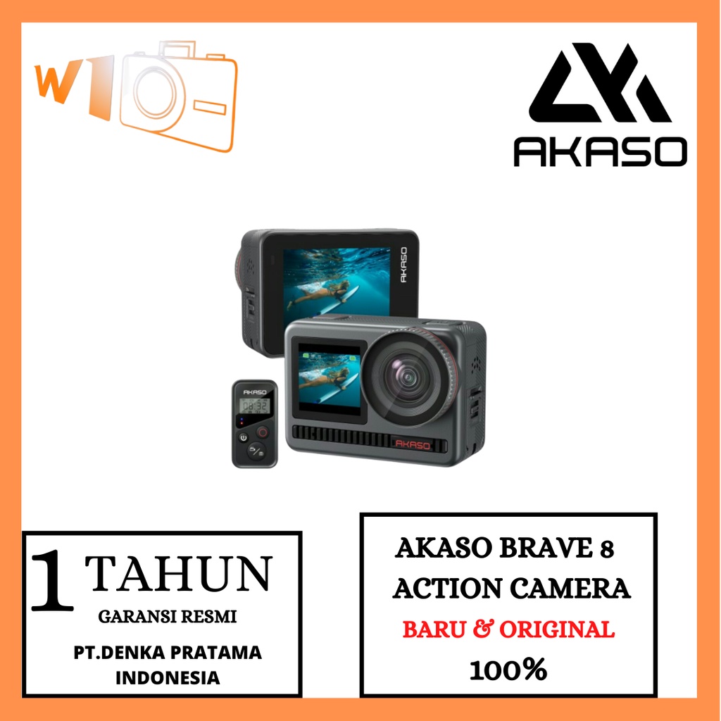Akaso Brave 8 4K Action Cam Akaso Brave8 Action Camera GARANSI RESMI