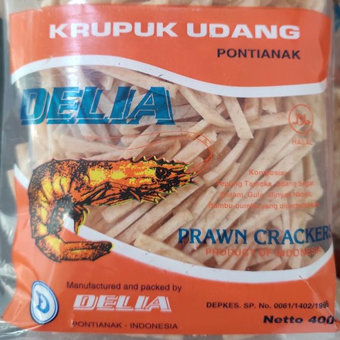 

Kerupuk Udang Delia Pontianak Bentuk Stik/Stick Berat Isi 400 Gram