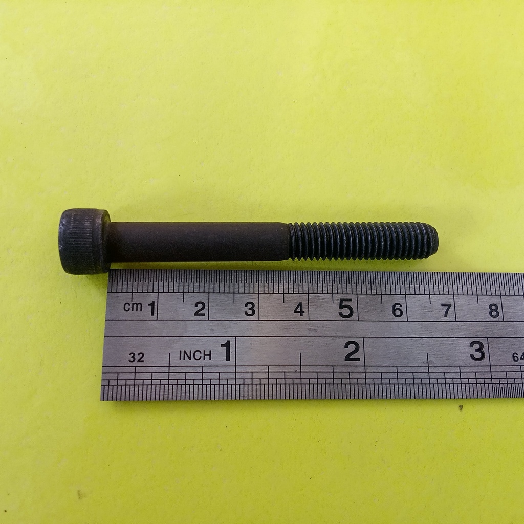 BAUT L BAJA M8 X 65 / BAUT M8 / BAUT 13 KUNCI L6 / L 6 HALF DRAT / BAUT L M8 X 65 / BAUT L M8 X 65 B