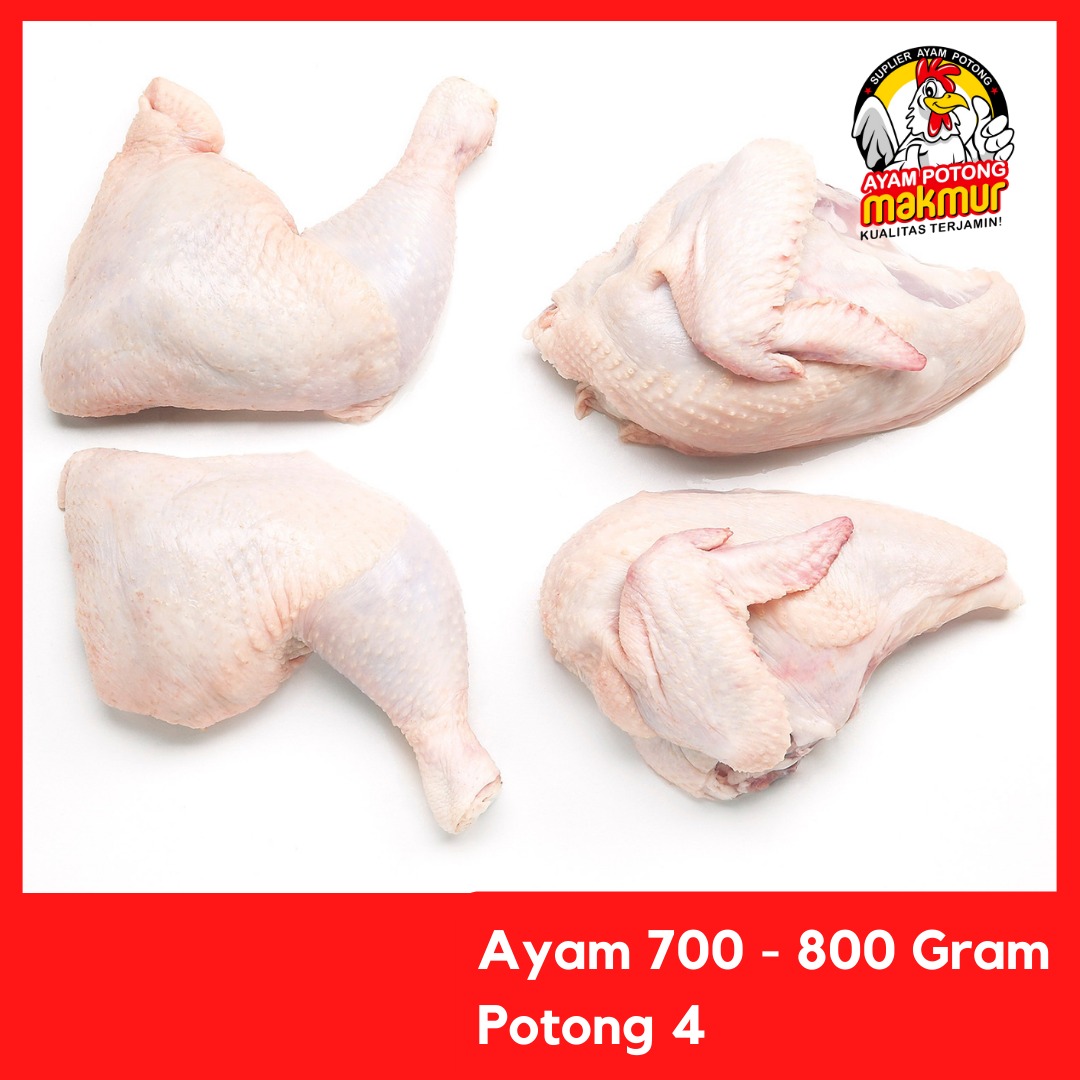 Ayam Potong 4 Ukuran 700 800 Gram Shopee Indonesia