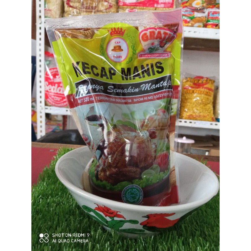 

Kecap manis cap topi 520ml GRATIS MANGKOK