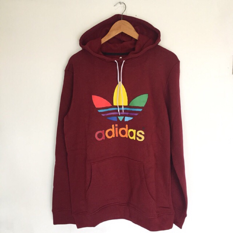 Adidas Hoodie Climacool Maroon Original