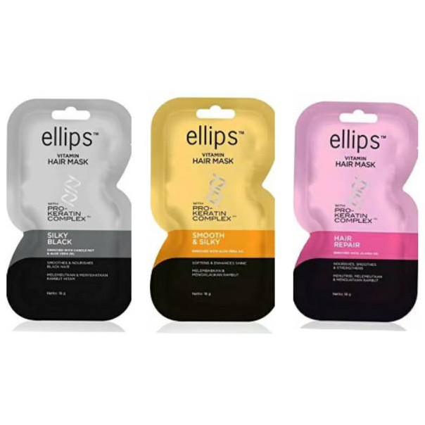 ELLIPS Pro Keratin Complex Hair Mask Sachet - 18 gr