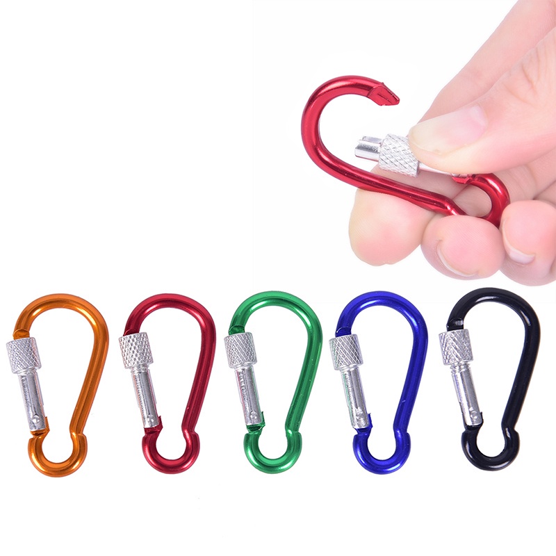 Carabiner Karabiner Gantungan Kunci Mini Aluminium Alloy Keychain Lock