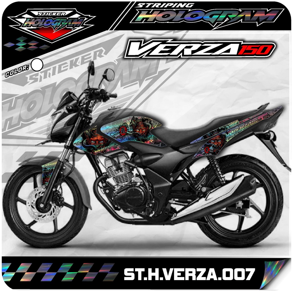 STICKER STRIPING LIST VARIASI HOLOGRAM VERZA JP 08