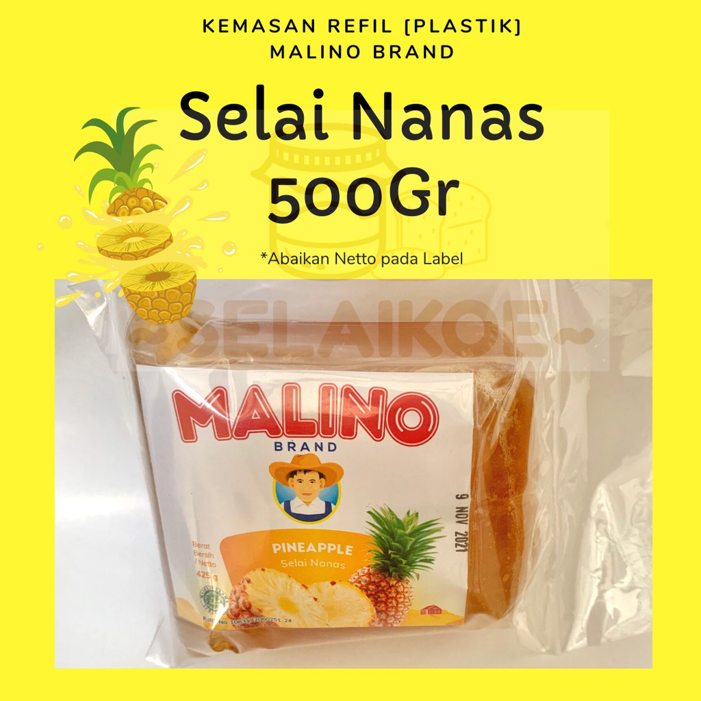 

Selai Nanas Pineapple Jam 500gr - MALINO BRAND