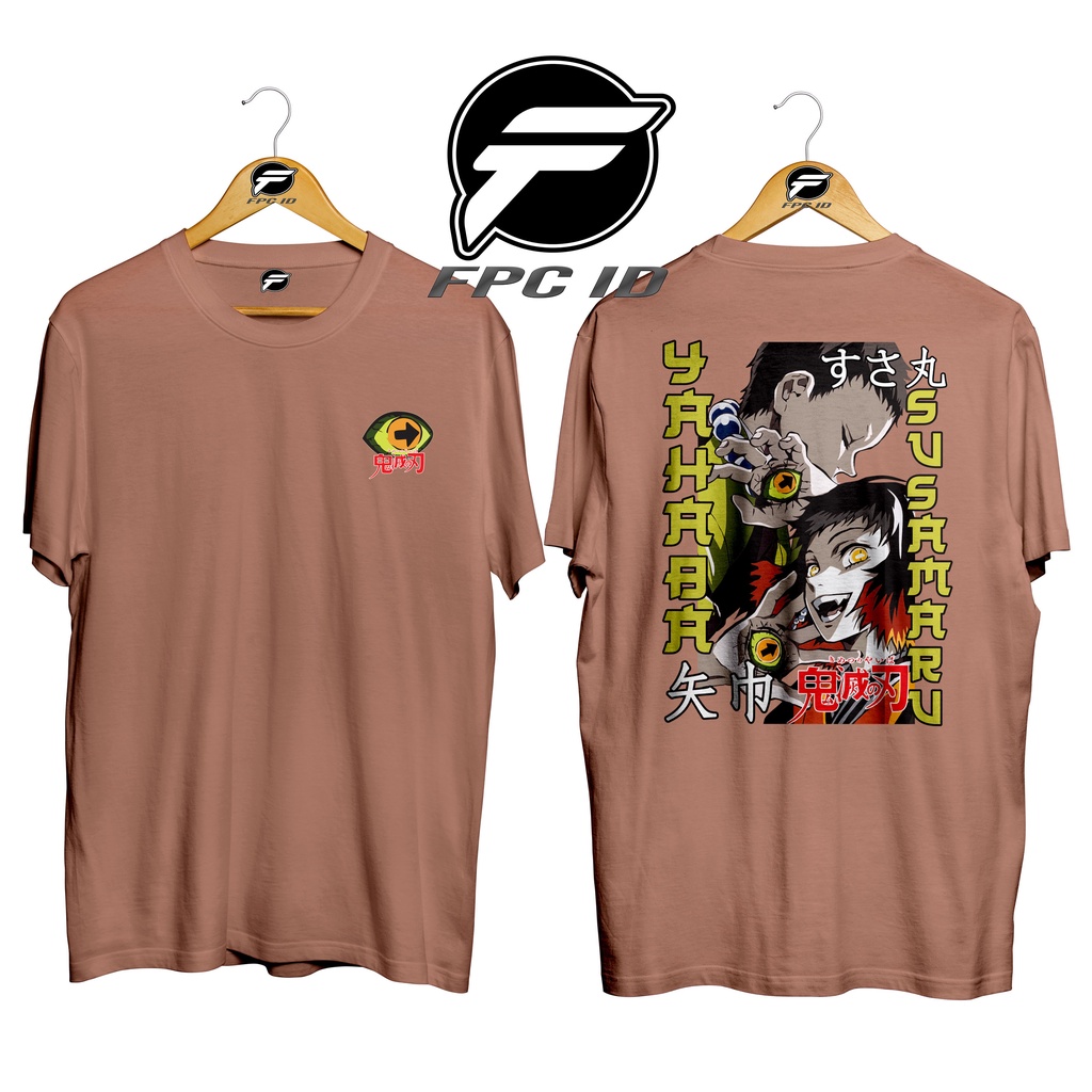 Kaos Anime Yahaba And Sasamaru Kimetsu No Yaiba Cotton Combed 30s Premium