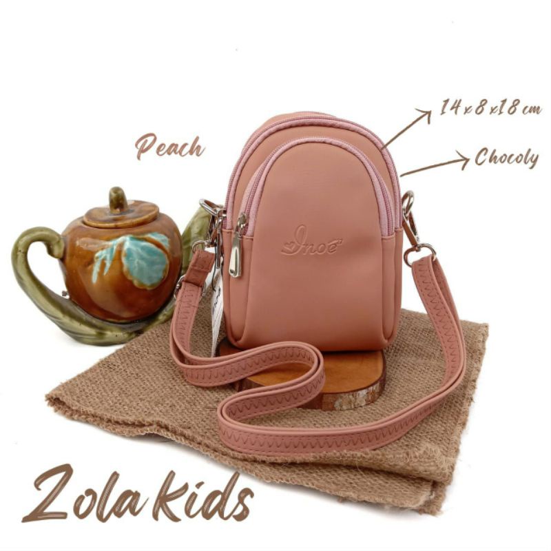 Ready ZOLAKIDS CHOCOLY BY INOE / Tas selempang anak