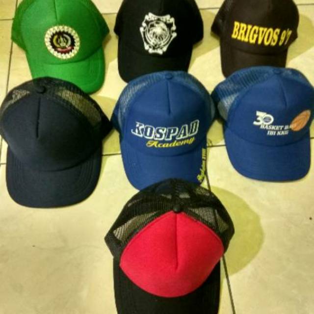 Topi custom bikin nama sendiri