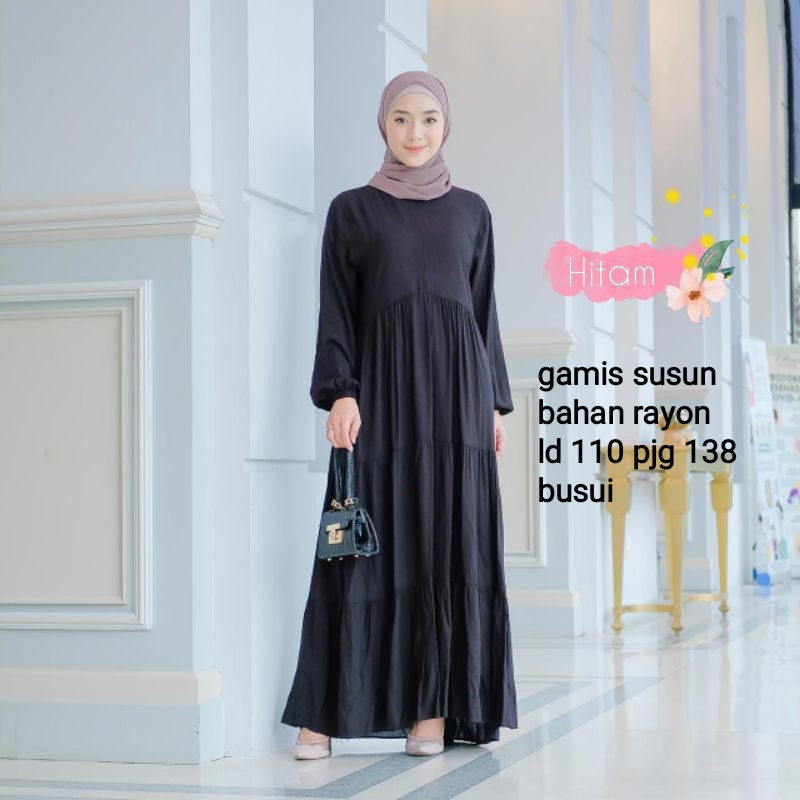 DRESS POLOS/DRESS SUSUN/GAMIS RAYON POLOS/GAMIS CANDA/GAMIS SUSUN