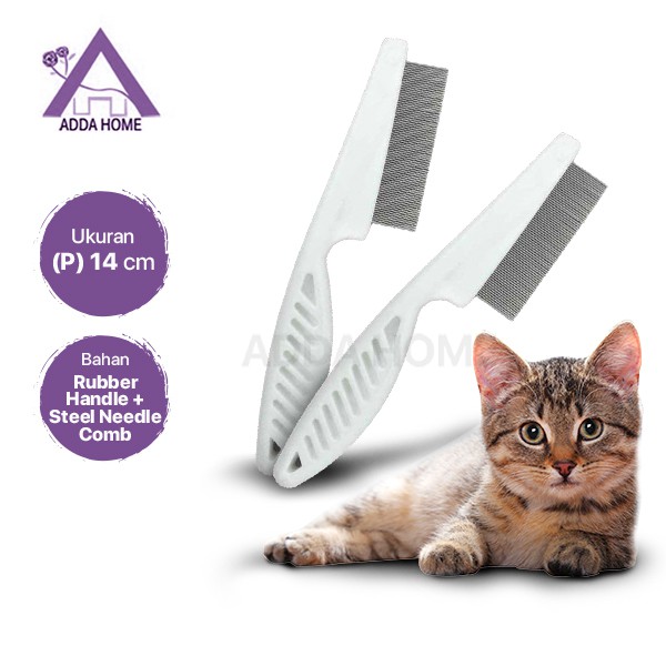 Adda Home - Sisir Sikat Bulu Grooming Peliharaan Anjing Kucing