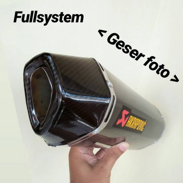 Knalpot Akrapovic Honda Adv150 Vario150 Vario125 Nmax Beat Mio scoopy Akrapovic layangx PCX karbon