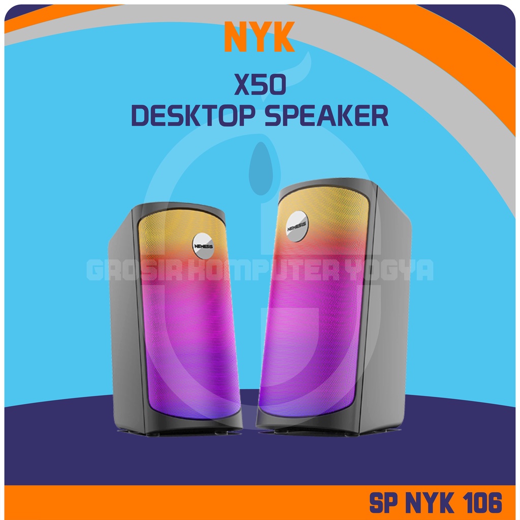 NYK X50 Kronos RGB Rhythm Equalizer RGB LED Desktop Speaker