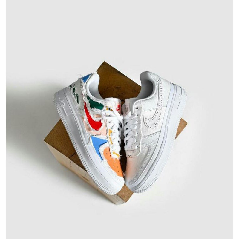 nike air force 1 multicolor tear away