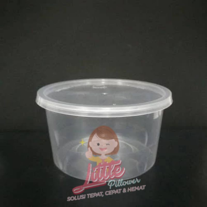 (ISI 25PCS - CUP 450ml ) Cup dessert / Mangkok Plastik/ Gelas Plastik/ Thinwall Round/ Cup Puding